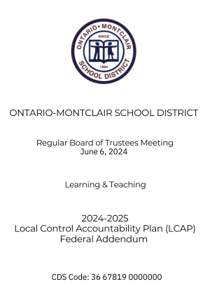 24-25 Local Control Accountability Plan (LCAP) Federal Addendum